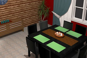 整洁的厨房逃生