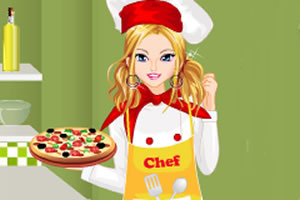 可爱女厨师