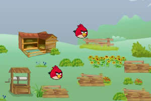 射击愤怒的小鸟