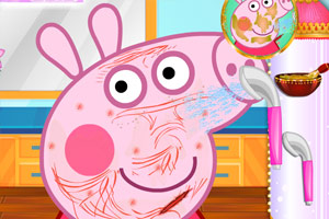 猪小妹的脸部护理