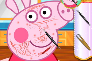 猪小妹的脸部护理