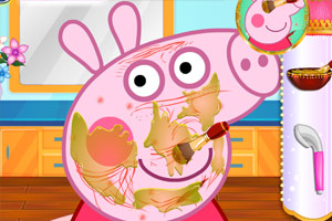 猪小妹的脸部护理