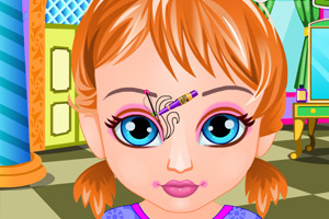 安娜宝贝面部彩绘