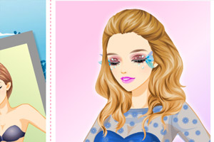 漂亮的圣诞眼妆