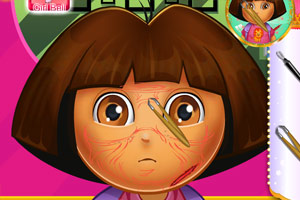 朵拉的面部感染