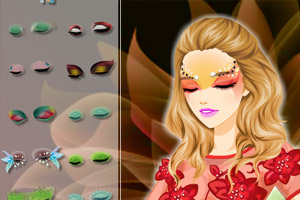 漂亮的圣诞眼妆