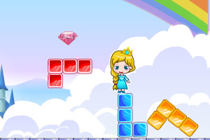 艾莎彩虹岛方块选关版