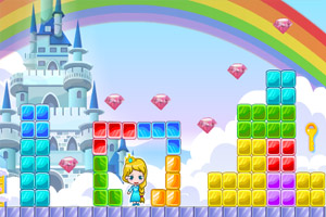 艾莎彩虹岛方块