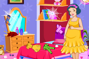 白雪公主打扫房间