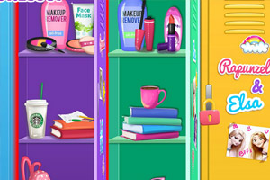 艾莎和长发公主去上学