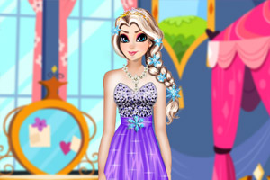 艾莎的美丽装扮