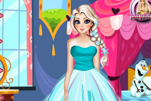 艾莎的美丽装扮