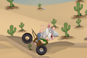 小老鼠沙漠摩托