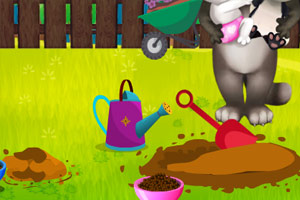 汤姆猫一家种花