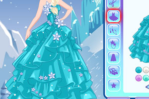 艾莎的漂亮婚纱