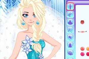 艾莎的漂亮婚纱