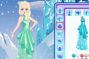 艾莎的漂亮婚纱