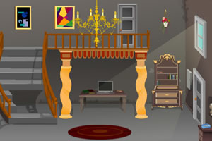 逃离宽敞的大厅