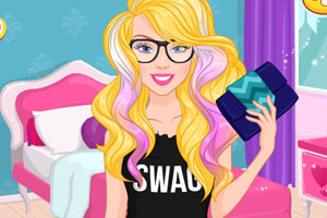 芭比的新潮发型