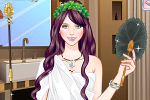 希腊女孩去美发