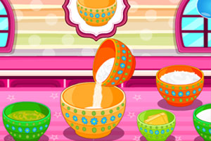 美味的奶油蛋糕