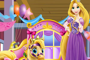 长发公主的马车装饰