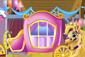 长发公主的马车装饰