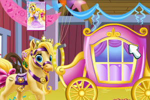 长发公主的马车装饰