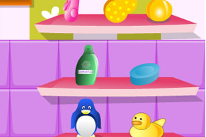 宝贝安娜爱洗澡