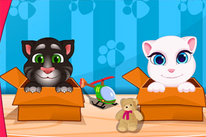 照顾小小汤姆猫