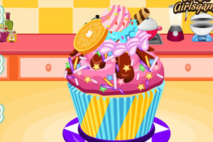 美味的纸杯小蛋糕