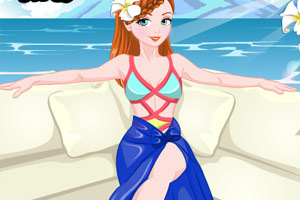 船上的泳衣美女