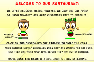 一个叉子的餐厅