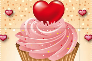 情人节蛋糕拼图