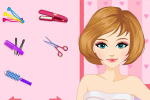 漂亮新娘的新发型