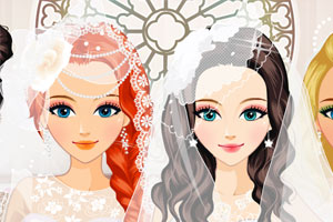 漂亮新娘的新发型