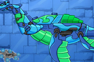 组装机械蛇颈龙