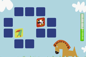 可爱小动物翻牌