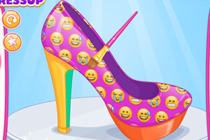 芭比可爱的鞋子