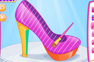 芭比可爱的鞋子