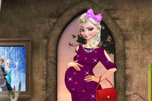 孕妇艾莎要出门