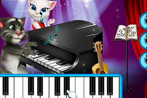 汤姆猫弹钢琴