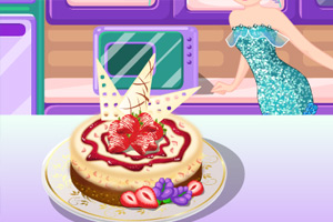 可爱的草莓蛋糕