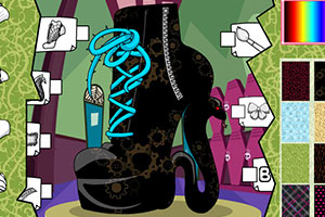 怪物高的高跟鞋