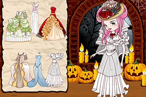 万圣节漂亮新娘