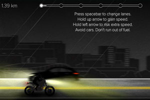 飞驰于冬雨之夜