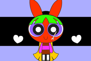 飞天小女警填色