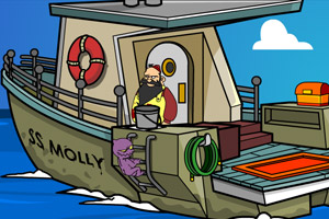 掉进海里淹死你