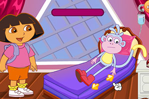 朵拉给布茨做骨折手术