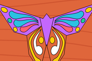 蝴蝶填色